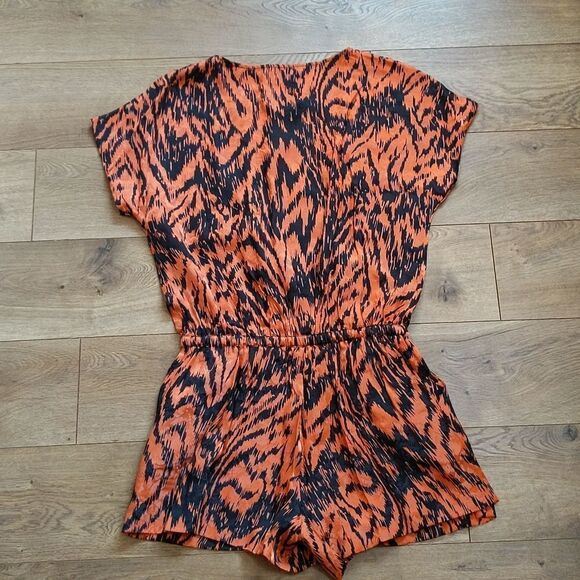 Juicy Couture black label silk viscose romper XS NWOT - Picture 10 of 11